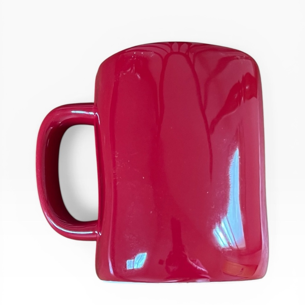 New Rae Dunn Red Artisan Mug - Picture 2 of 4